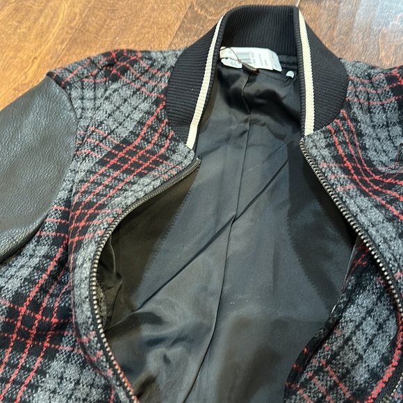 Coach wool varsity jacket with leather sleeves - Picture 4 of 7